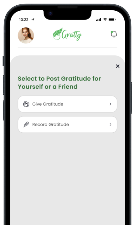 Boost Happiness & Reduce Stress with Gratty | Gratitude App